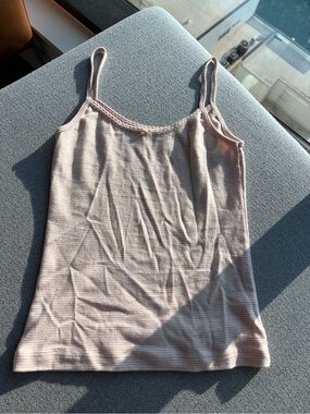 Brandy Melville Pink Striped Camisole